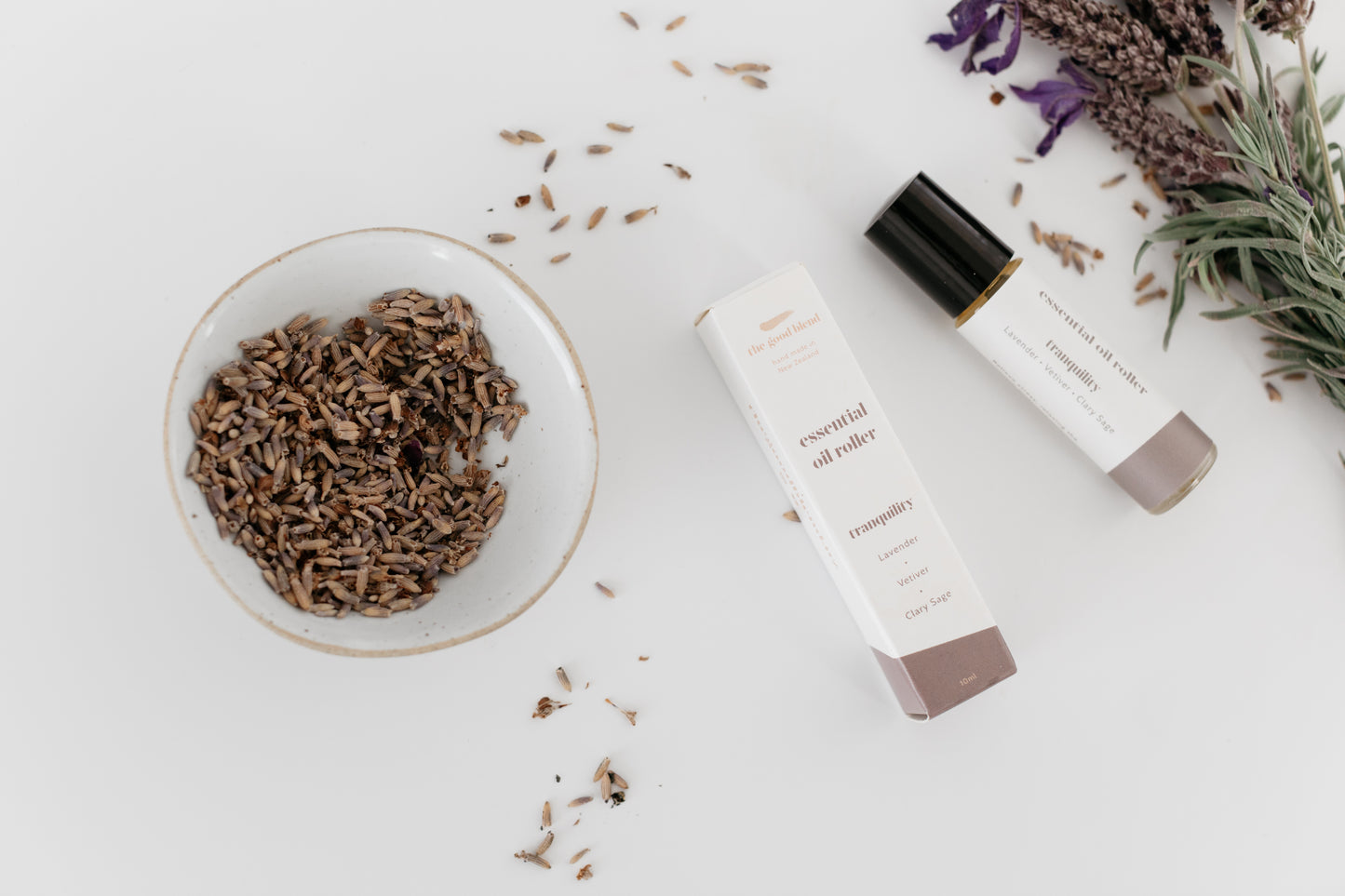 Tranquility essential oil roller by The Good Blend